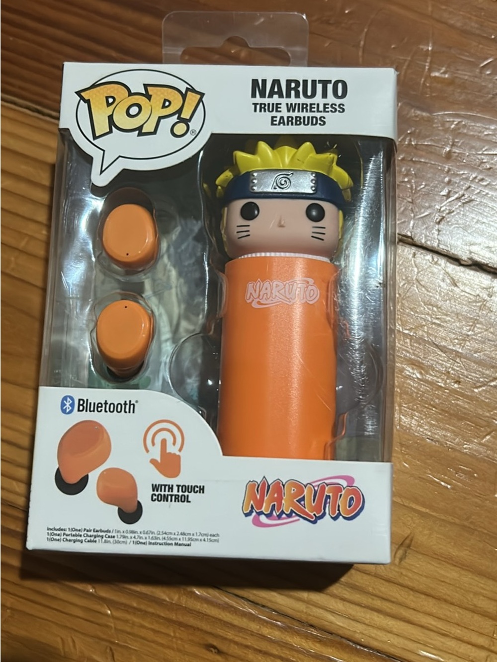 pop Naruto Orange Character True Wireless Earbuds